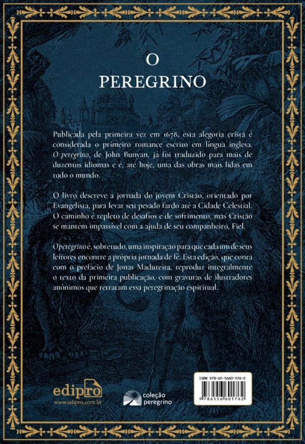 O Peregrino de John Bunyan - Com prefácio de Jonas Madureira Capa comum - Imagem 2