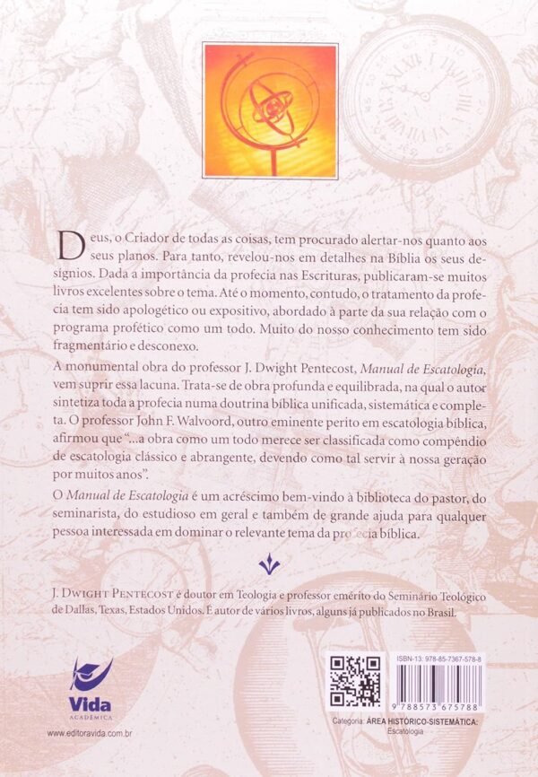 Manual de Escatologia Capa comum – 1 janeiro 2006 Edição Português  por J. Dwight Pentecos - Imagem 2