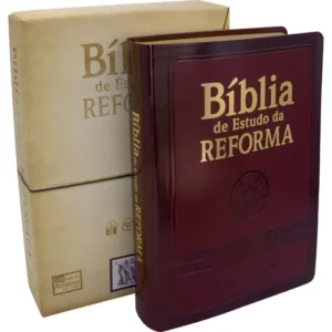 Bíblia de estudo da reforma, João Ferreira de Almeida, sociedade bíblica. 2023