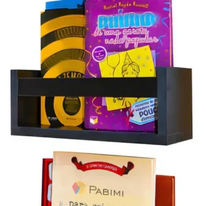 Prateleira Revisteiro Porta Livros Nicho Gibis Mangás