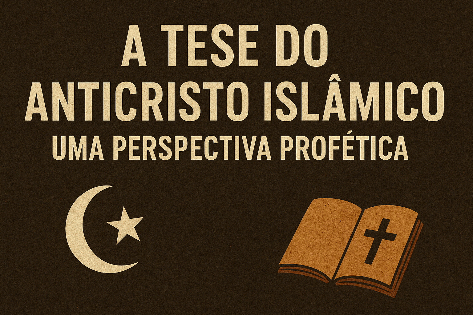 A Tese do Anticristo Islâmico parte 1