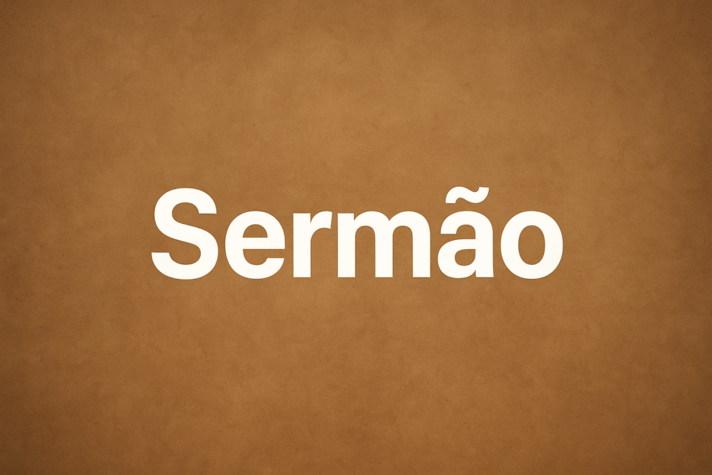 a arte de preparar um sermão